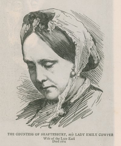 The Countess of Shaftesbury, nee Lady Emily Cowper by English School
