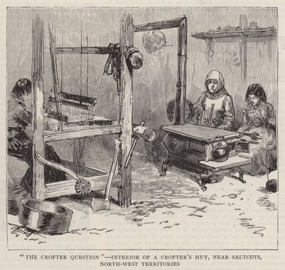 "The Crofter Question", Interior of a Crofter