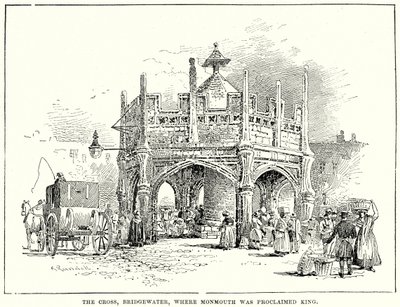 The Cross, Bridgewater, Where Monmouth Was Proclaimed King by English School