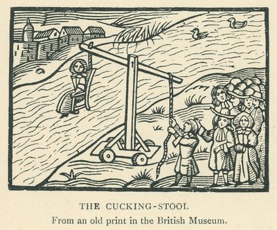 The Cucking-Stool by English School