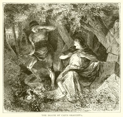 The Death of Caius Gracchus by English School