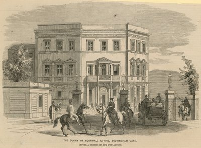 The Duchy of Cornwall Office, Buckingham Gate, London by English School