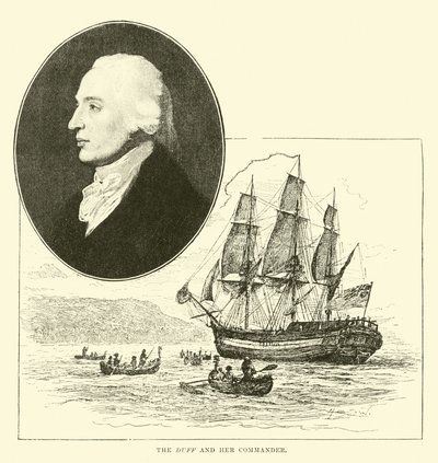 The Duff and her Commander by English School