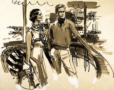 The Duke and Duchess of Windsor by English School