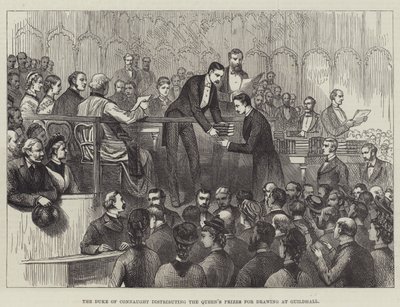 The Duke of Connaught distributing the Queen