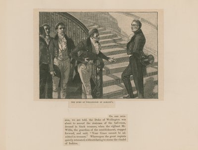 The Duke of Wellington at Almack