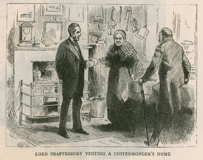 The Earl of Shaftesbury; Lord Shaftesbury Visiting a Costermonger