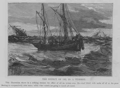 The Effect of Oil in a Tempest by English School