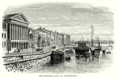 The English Quay, St Petersburg by English School