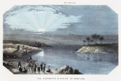 The Euphrates and Plains of Babylon by English School
