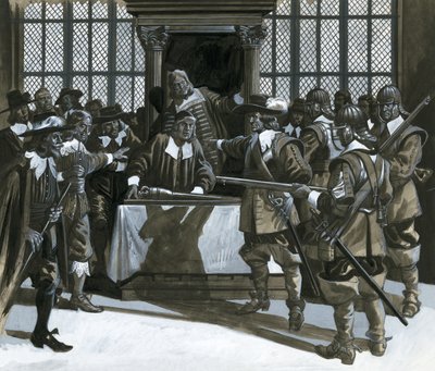 The Farmer who Ruled England, King Oliver the First by English School