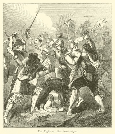 The Fight on the Kowenstyn by English School