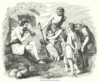 The First Musical Instrument by English School