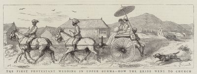The First Protestant Wedding in Upper Burma, how the Bride went to Church by English School