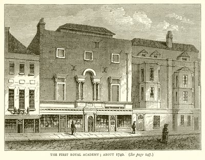 The First Royal Academy; About 1740 by English School