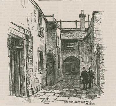 The Fox Under the Hill, Adelphi, London by English School