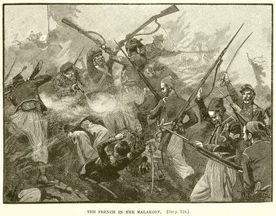 The French in the Malakoff by English School