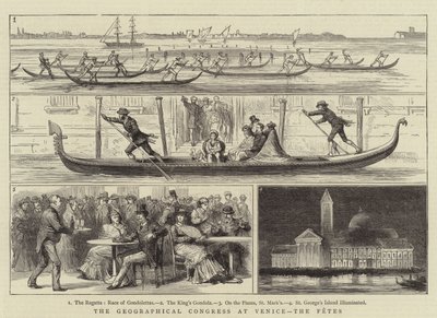 The Geographical Congress at Venice, the Fetes by English School