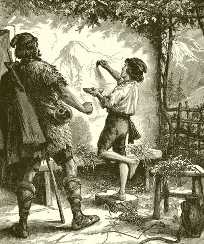 The Good Man stared with Amazement by English School