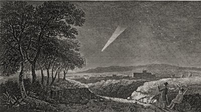 The Great Comet of 1811 by English School