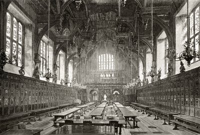 The Great Hall of the Middle Temple, from 