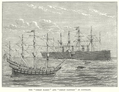 The "Great Harry" and "Great Eastern" in Contrast by English School