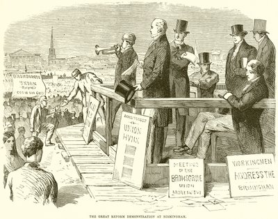 The Great Reform Demonstration at Birmingham by English School