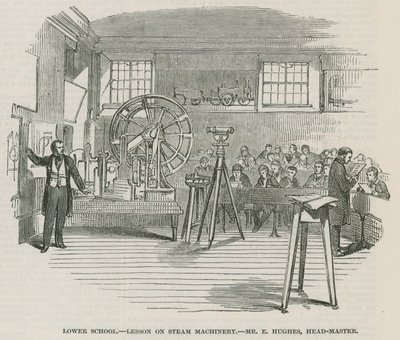 The Greenwich Royal Hospital Schools; Lower School: Lesson on Steam Machinery by English School