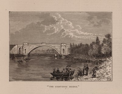 The Grosvenor Bridge by English School