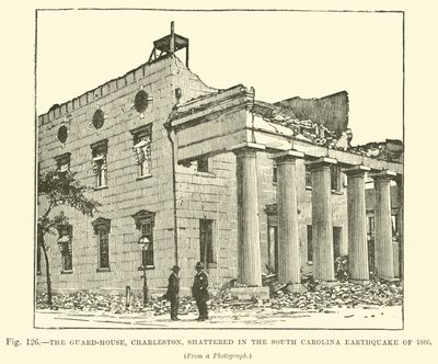 The Guard-House, Charleston, Shattered in the South Carolina Earthquake of 1886 by English School