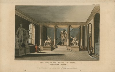 The Hall at the Royal Academy, Somerset House by English School