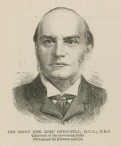 The Imperial Institute: The Right Honourable Lord Herschell, Chairman of the Governing Body by English School