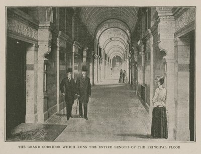 The Imperial Institute: The grand corridor by English School