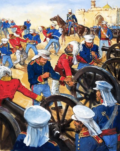 The Indian Mutiny by English School