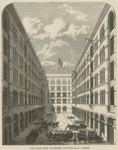 The Indian Store Department, Belvedere Road, Lambeth by English School