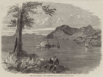 The Ionian Islands, Corfu, from the One-Gun Battery by English School