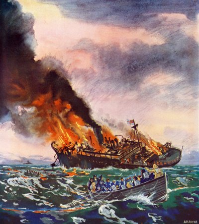 The Jervis Bay, Sunk 5 November 1940 by English School