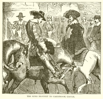 The King Brought to Carisbrook Castle by English School