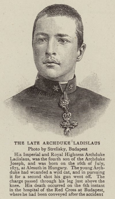 The Late Archduke Ladislaus by English School