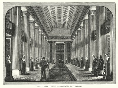 The Library Hall, Edinburgh University by English School