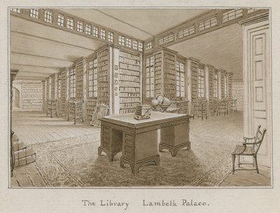 The Library, Lambeth Palace, London by English School