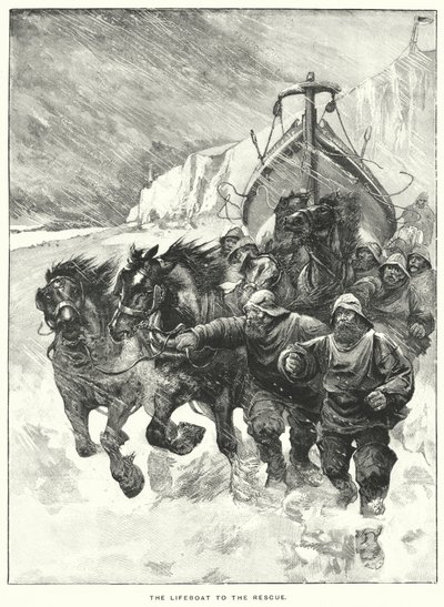 The Lifeboat to the Rescue by English School
