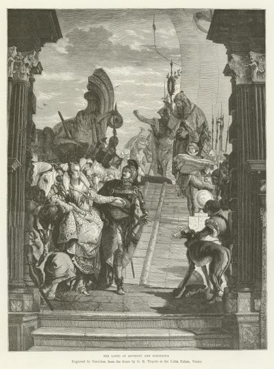 The Loves of Anthony and Cleopatra by English School