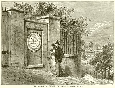 The Magnetic Clock, Greenwich Observatory by English School