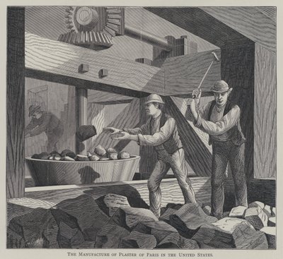 The Manufacture of Plaster of Paris in the United States by English School
