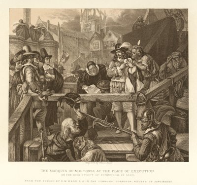 The Marquis of Montrose at the Place of Execution by English School