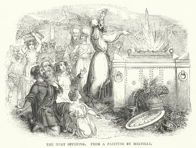 The Meat Offering, from a Painting by Melville by English School