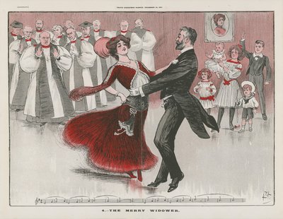 The Merry Widower by English School