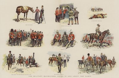 The Military Manoeuvres, Notes in and about the Camps by English School