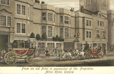 The Mitre Hotel, Oxford by English School